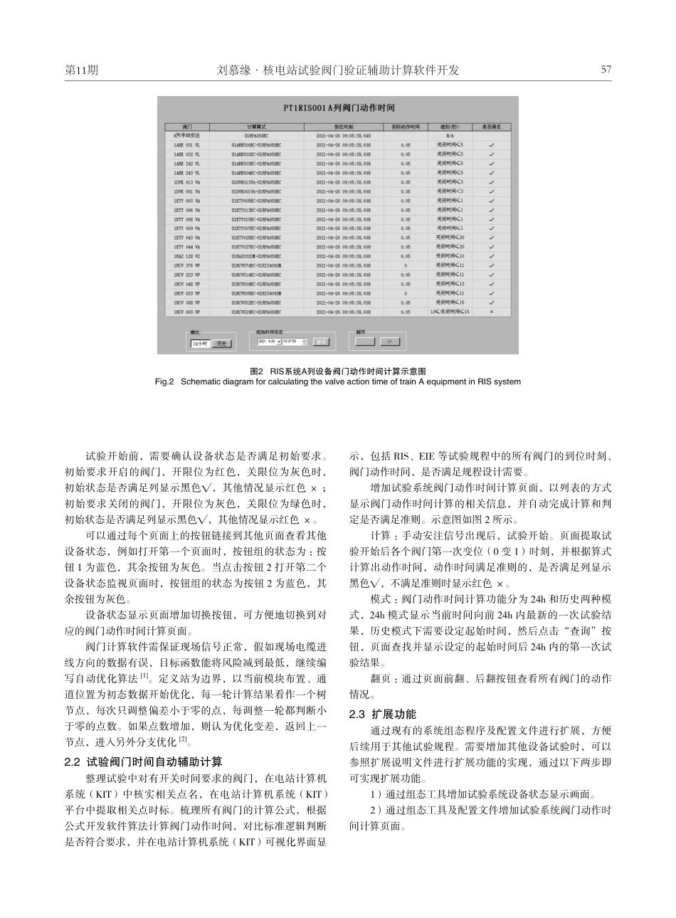 核电站试验阀门验证辅助计算软件开发.pdf_第3页