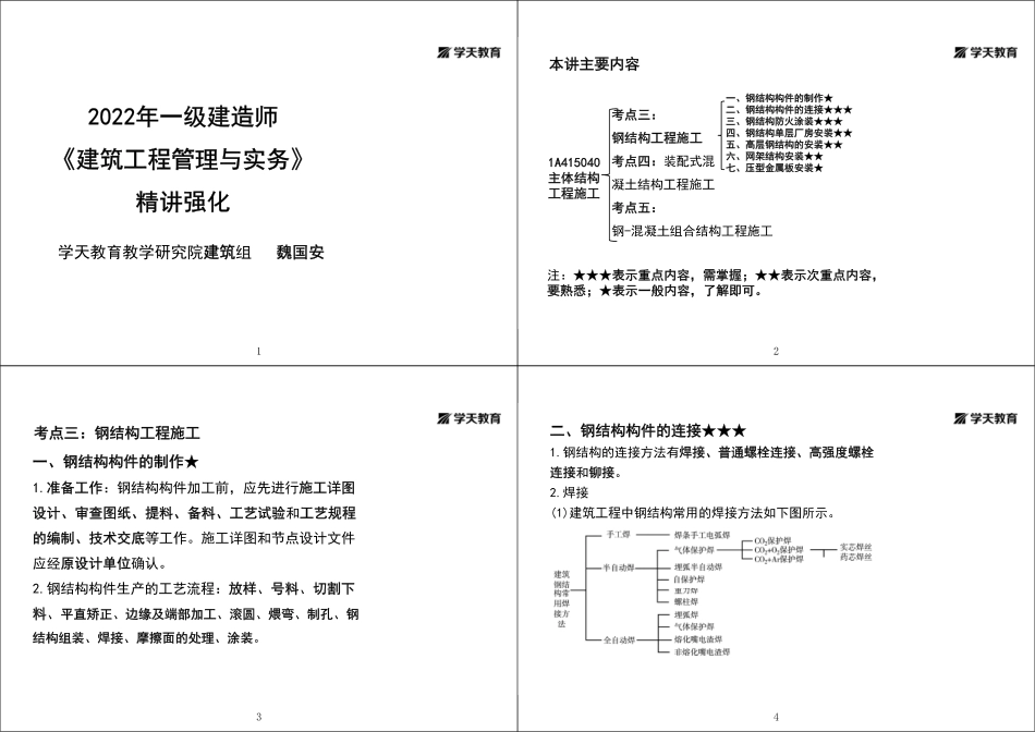 第20讲1A415040主体结构工程施工（五）-黑白打印版.pdf_第1页