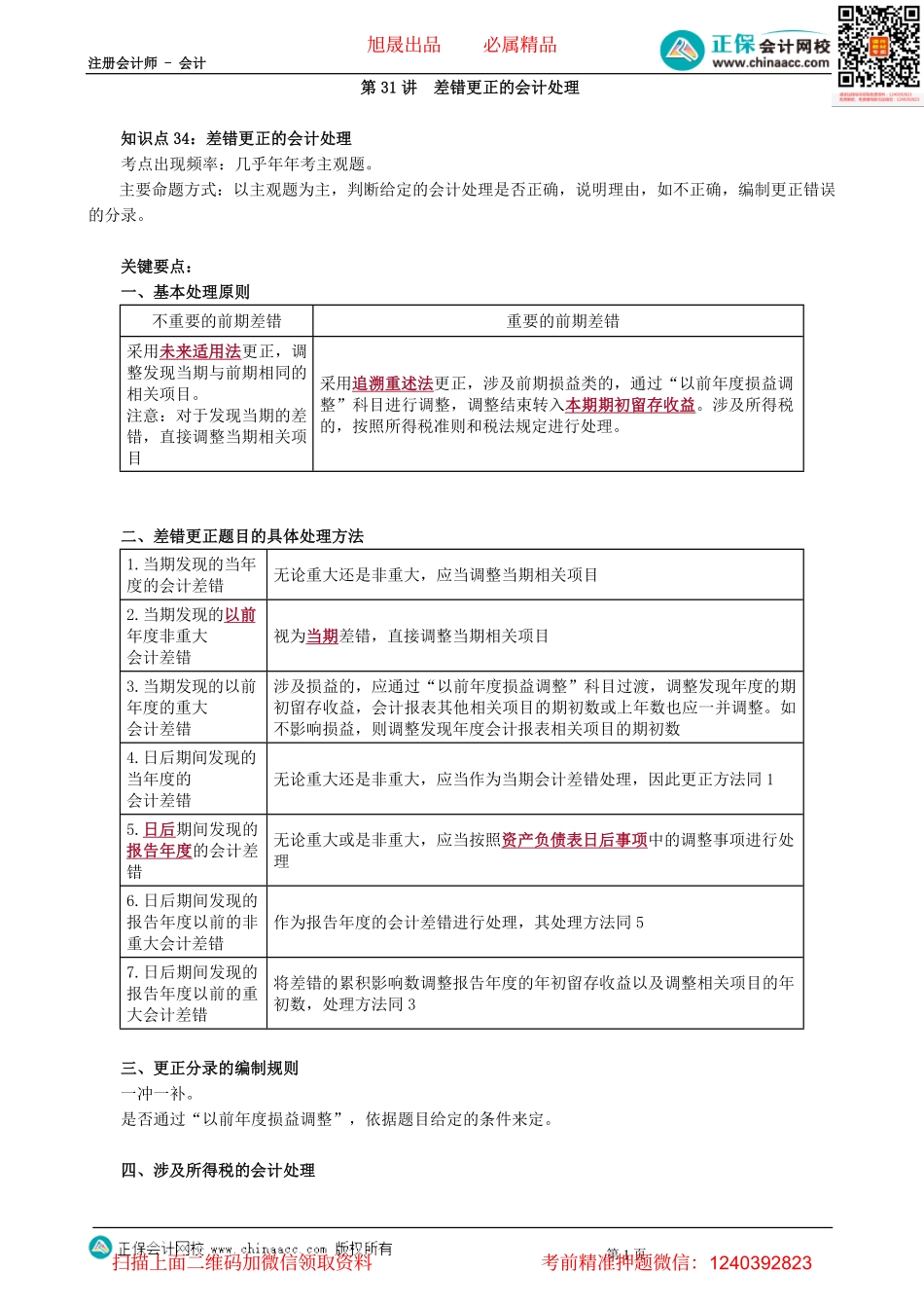 第0131讲　差错更正的会计处理-_create(1).pdf_第1页