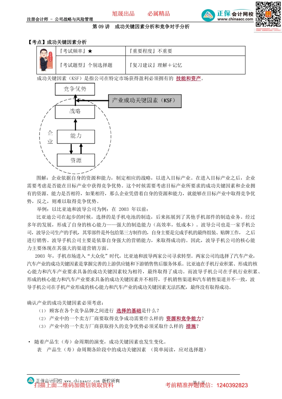 第0209讲　成功关键因素分析和竞争对手分析.pdf_第1页