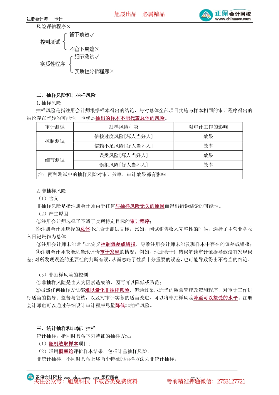 第0301讲　审计抽样方法_create.pdf_第2页