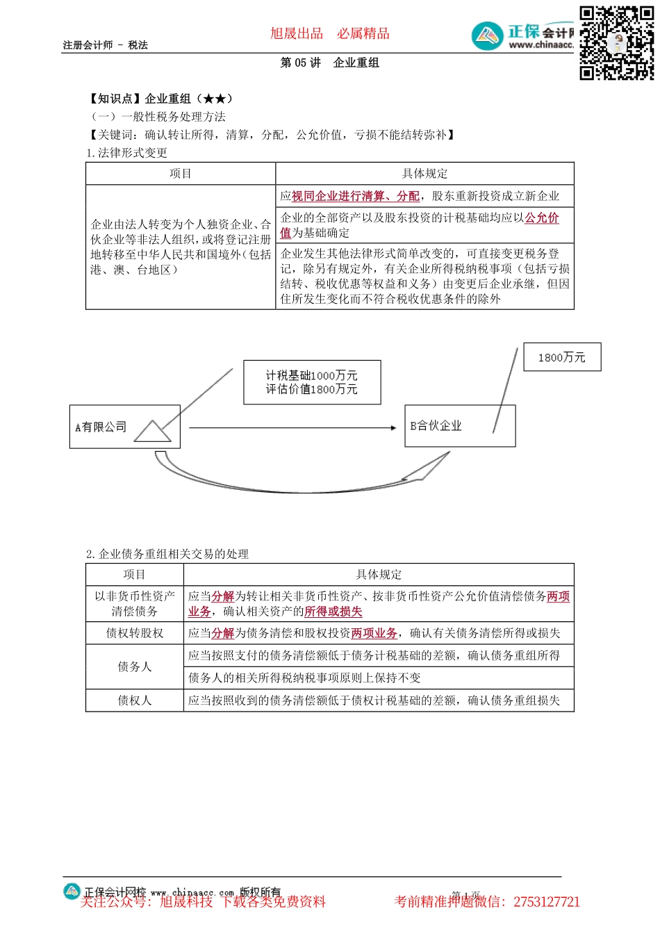 第0405讲　企业重组_create.pdf_第1页