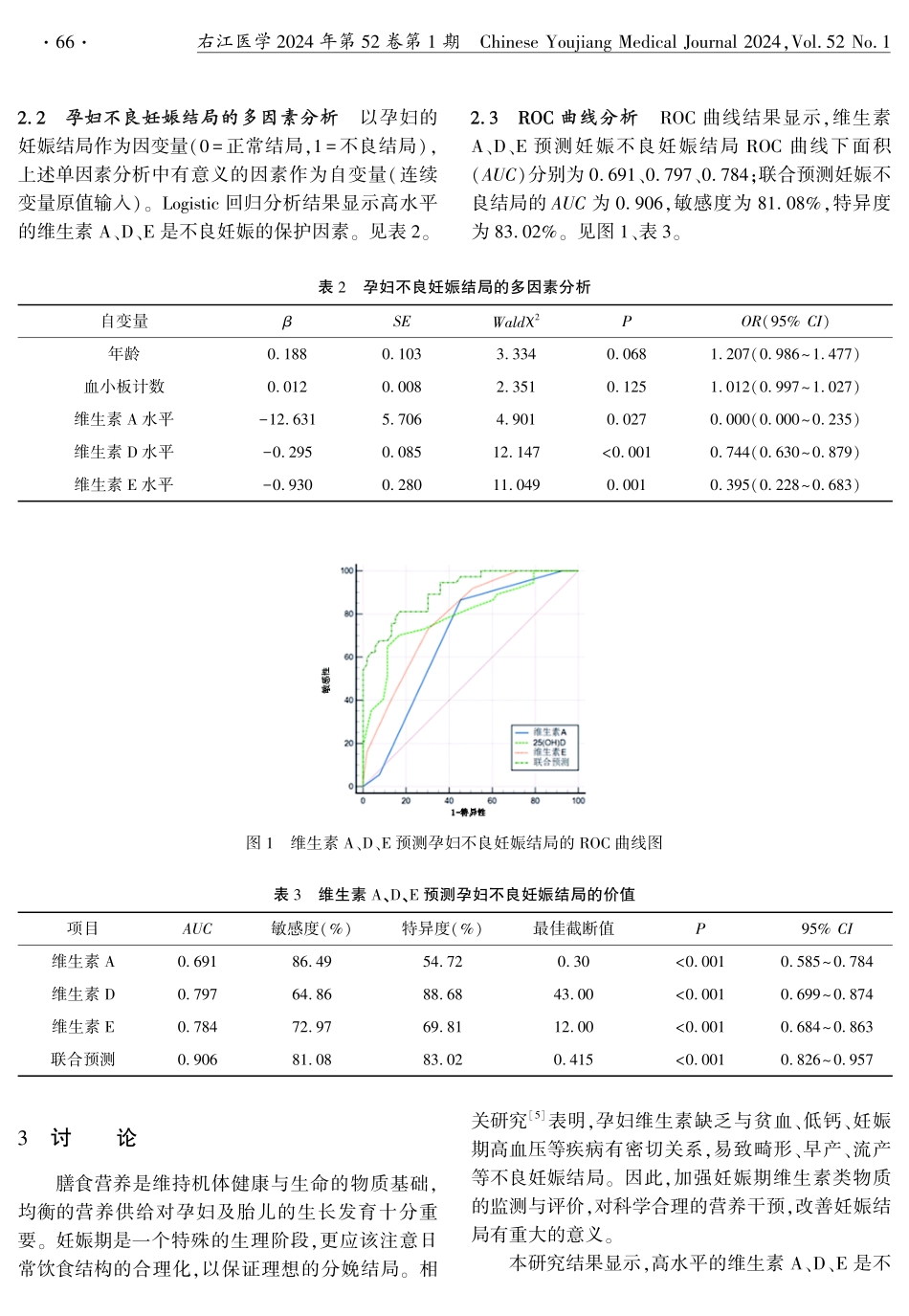 妊娠期维生素A、D、E表达水平及其临床意义.pdf_第3页