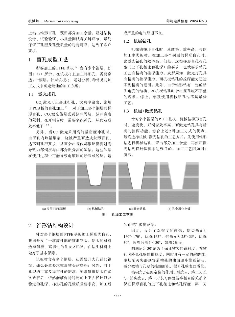 锥形钻头在盲孔成型中的应用研究.pdf_第2页