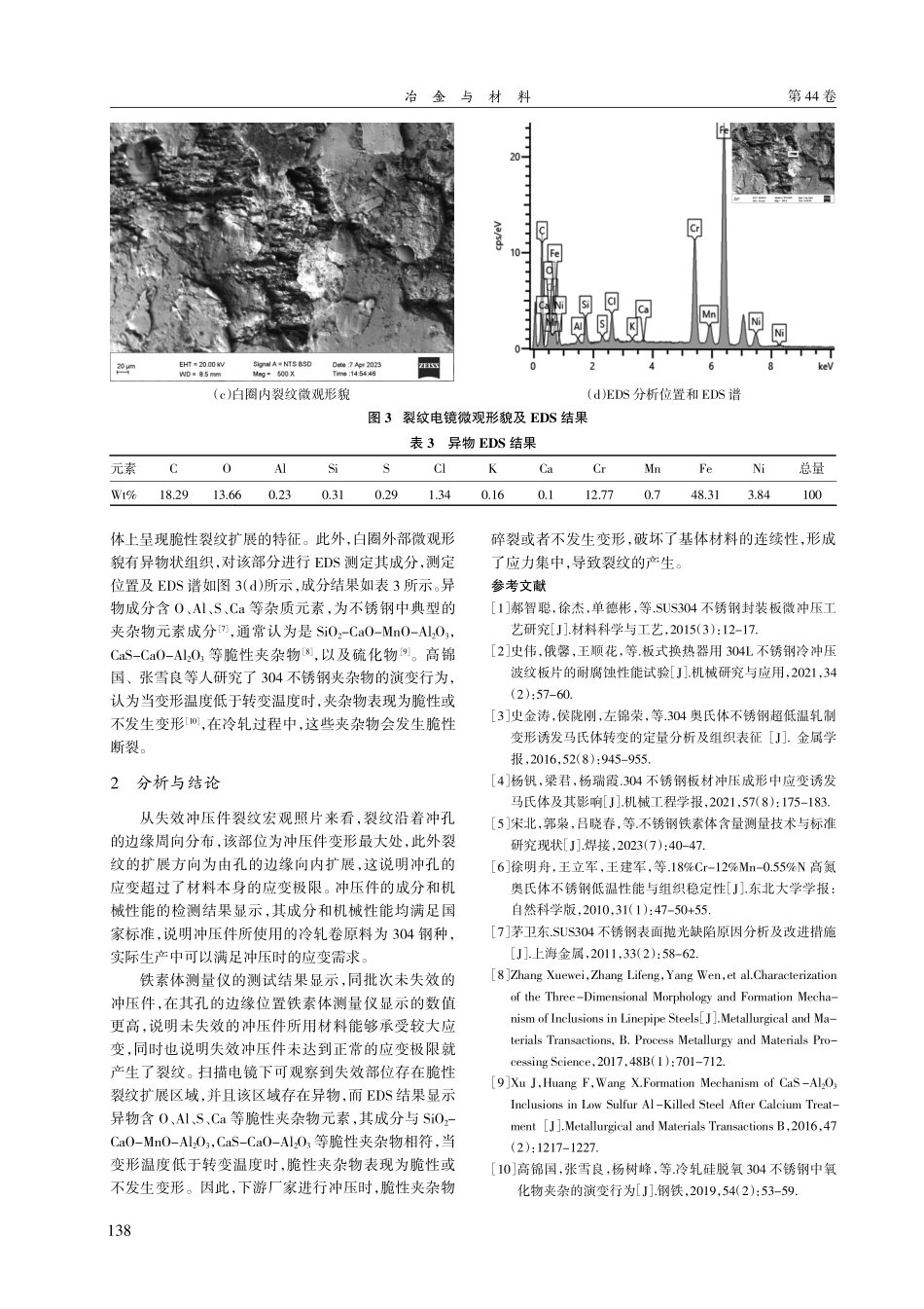 304不锈钢冲压件开裂失效分析.pdf_第3页