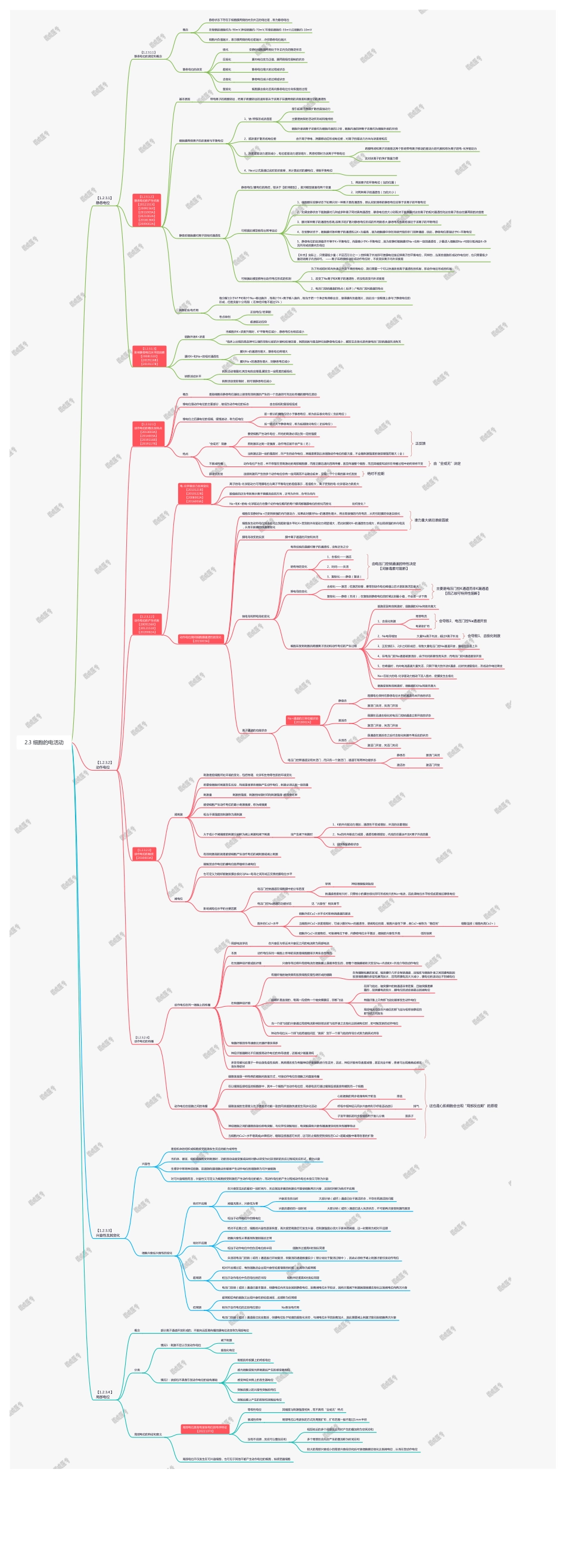 【221021】思维导图-2.3 细胞的电活动 .pdf_第1页
