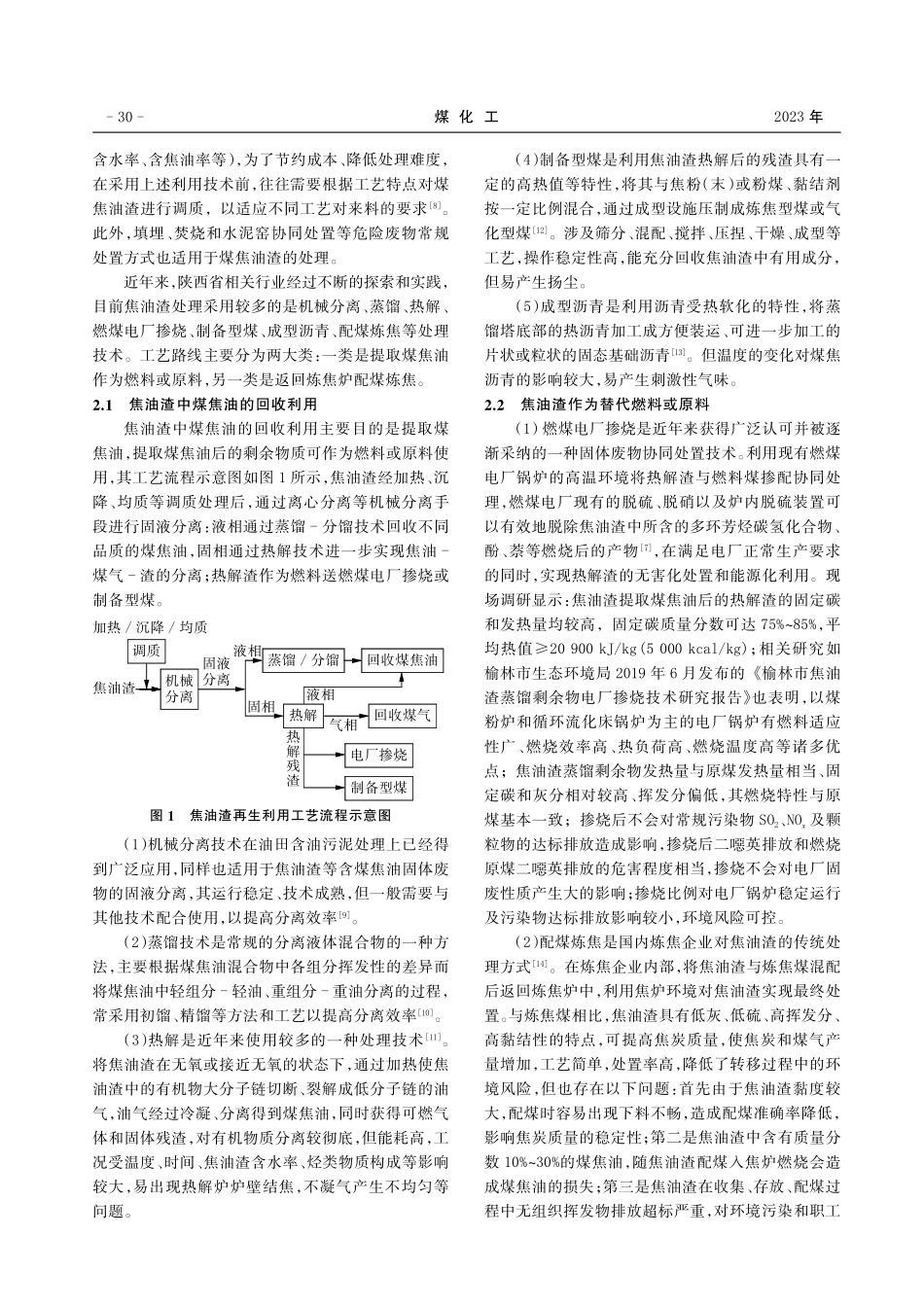 焦油渣利用处置技术及管控措施研究.pdf_第2页