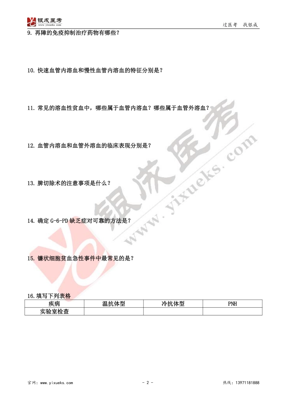 【230118】内科学带读课第14天-复习题 .pdf_第2页