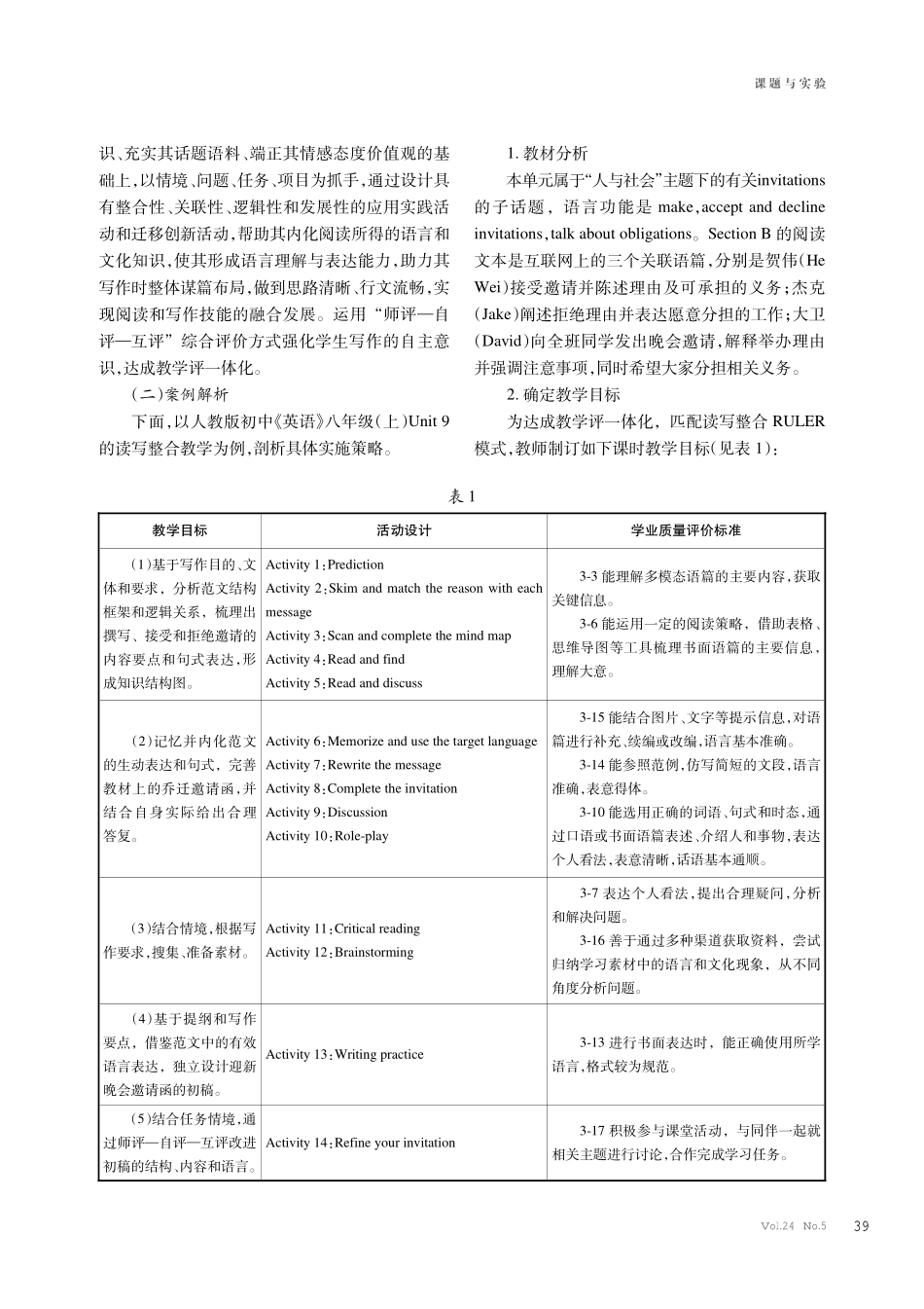 基于学科实践的初中英语读写整合RULER模式的内涵与实施策略.pdf_第2页