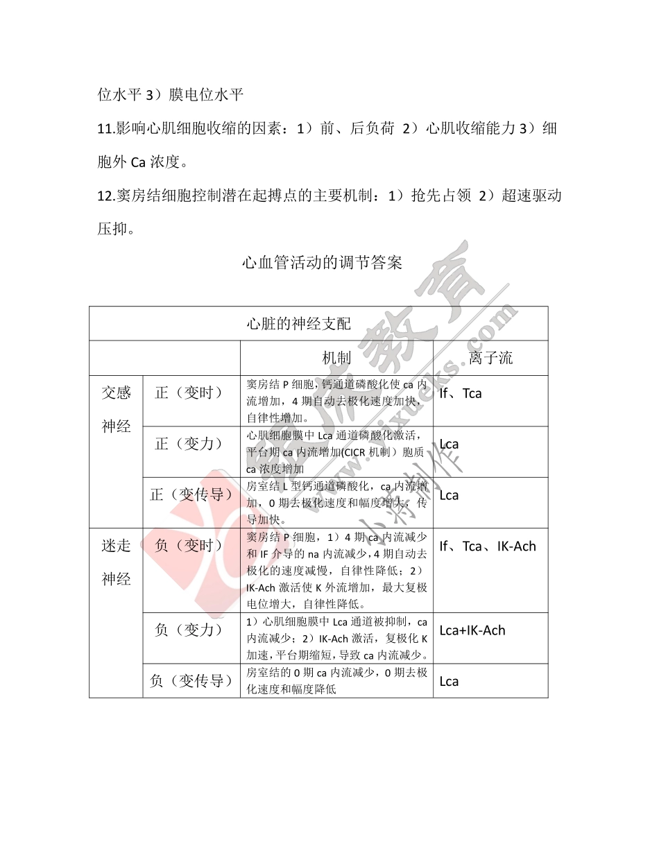 【221030】生理学第8天带读课后作业-答案 .pdf_第3页