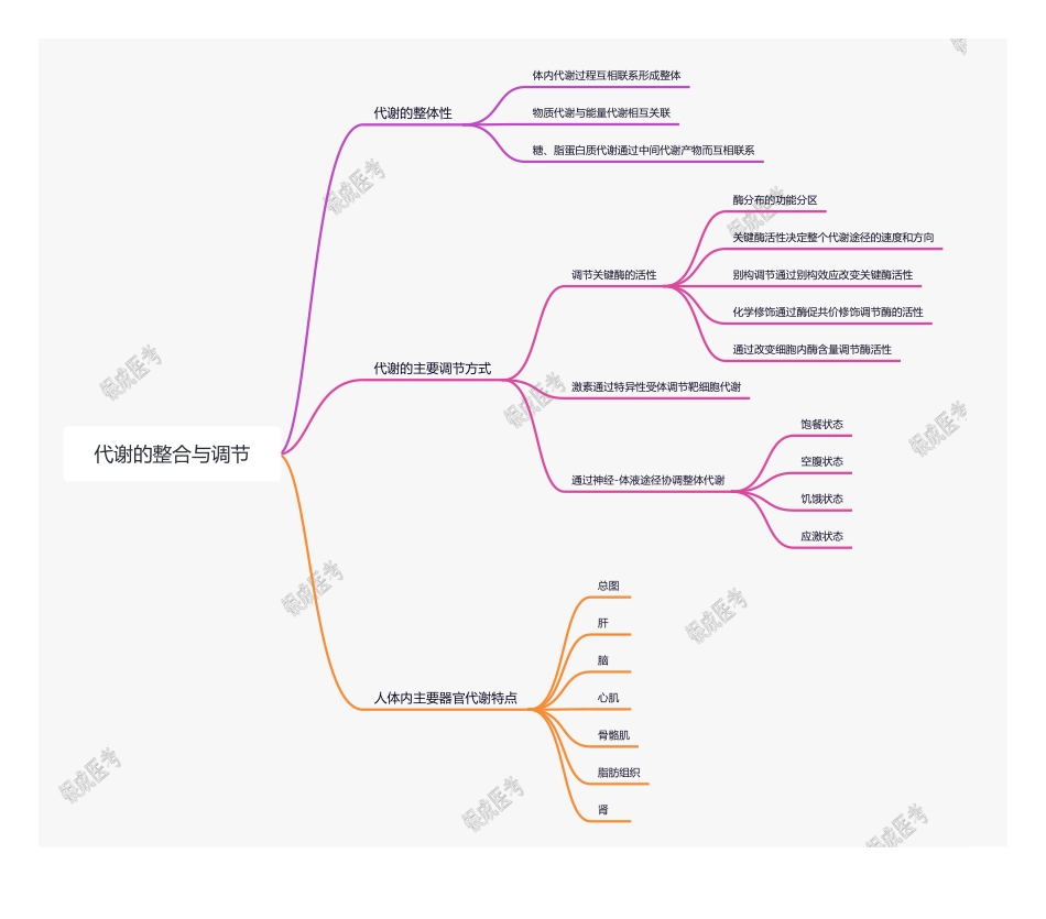 【221130】思维导图-代谢的整合与调节 .pdf_第1页