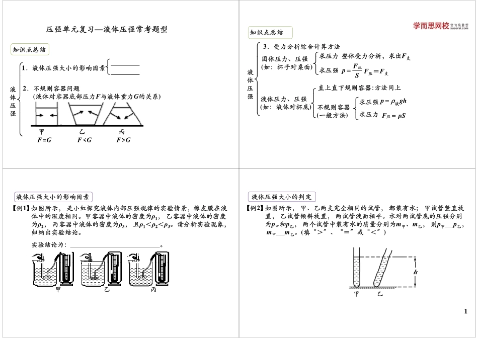 压强单元复习—液体压强常考题型(4).pdf_第1页