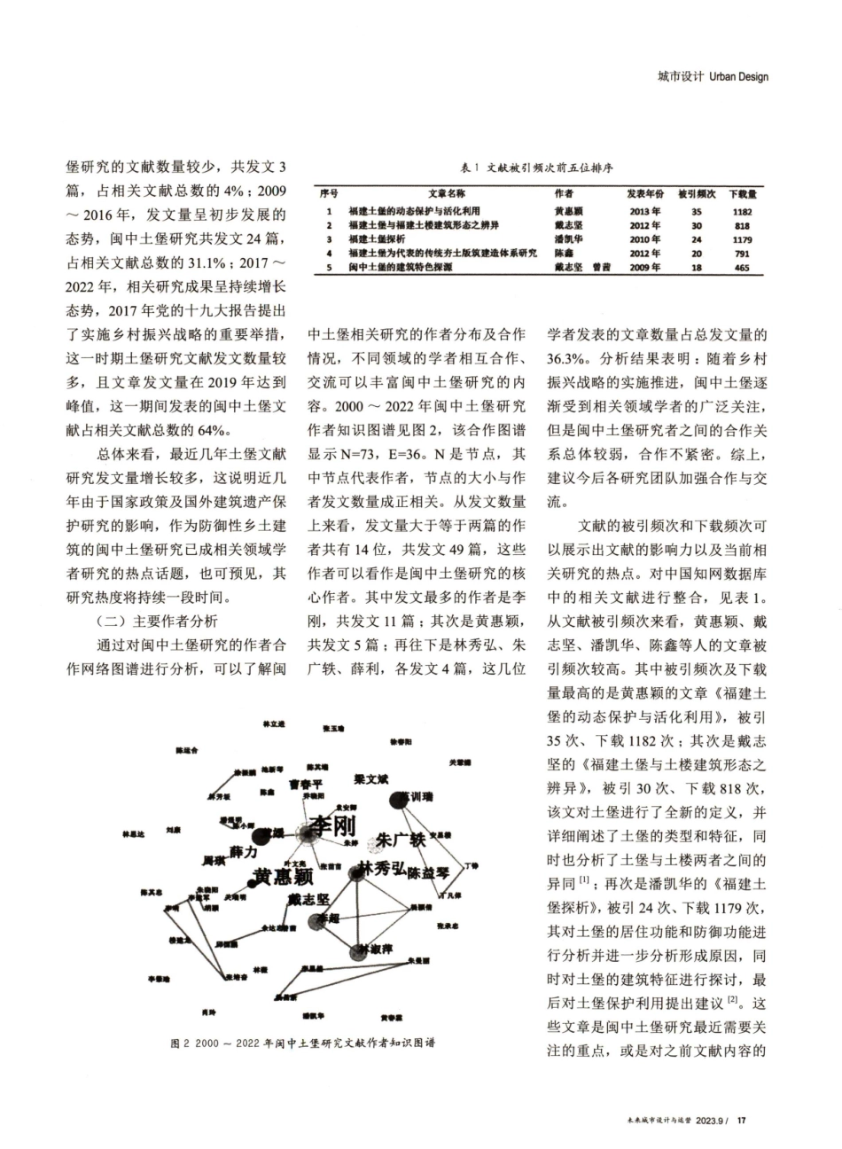 近二十年闽中土堡研究文献综述——基于Citespace的可视化分析.pdf_第2页