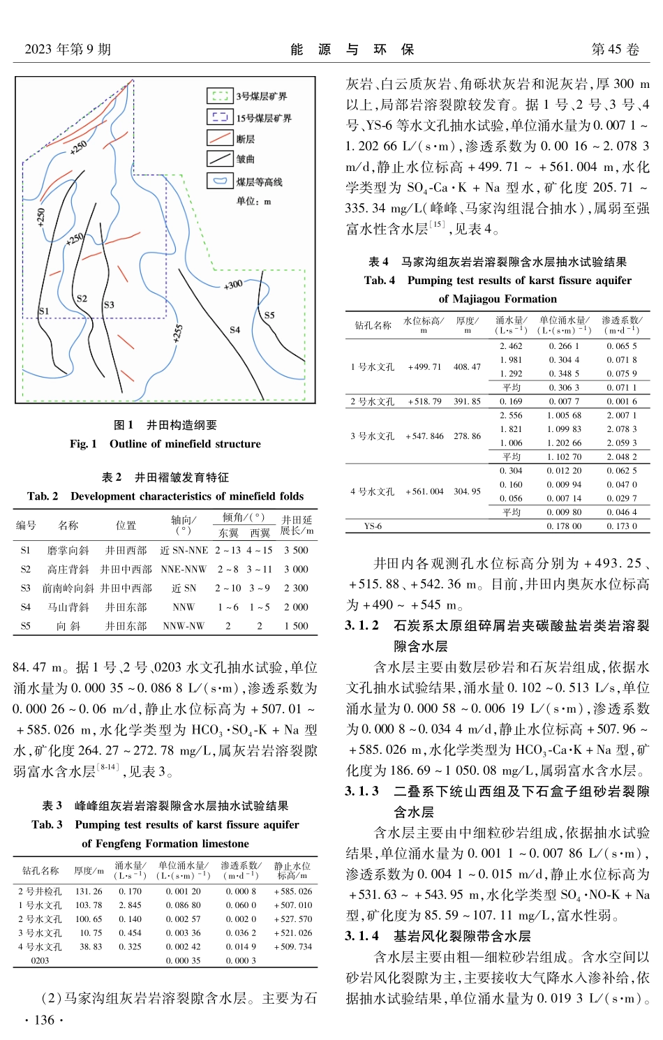 晋城市坪上煤矿水文地质特征及水害预测防治技术.pdf_第3页