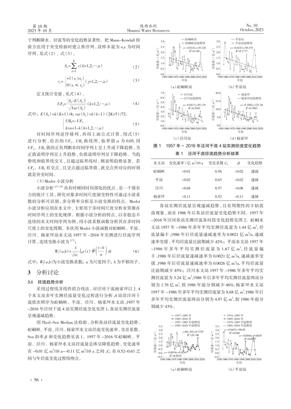 泾河干流径流变化分析研究.pdf_第2页