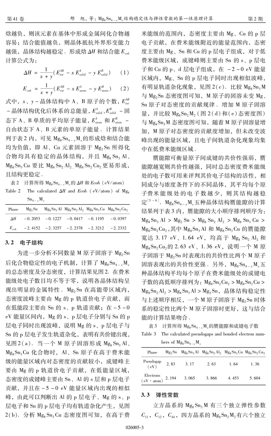 Mg_%288%29Sn_%284-x%29M_%28x%29结构稳定性与弹性常数的第一性原理计算.pdf_第3页