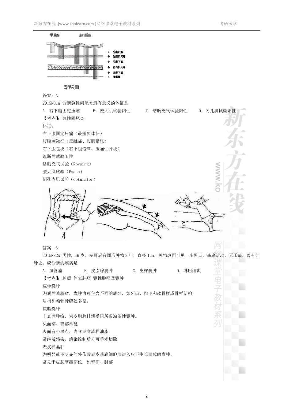 01.2015～2019年外科学真题.pdf_第2页