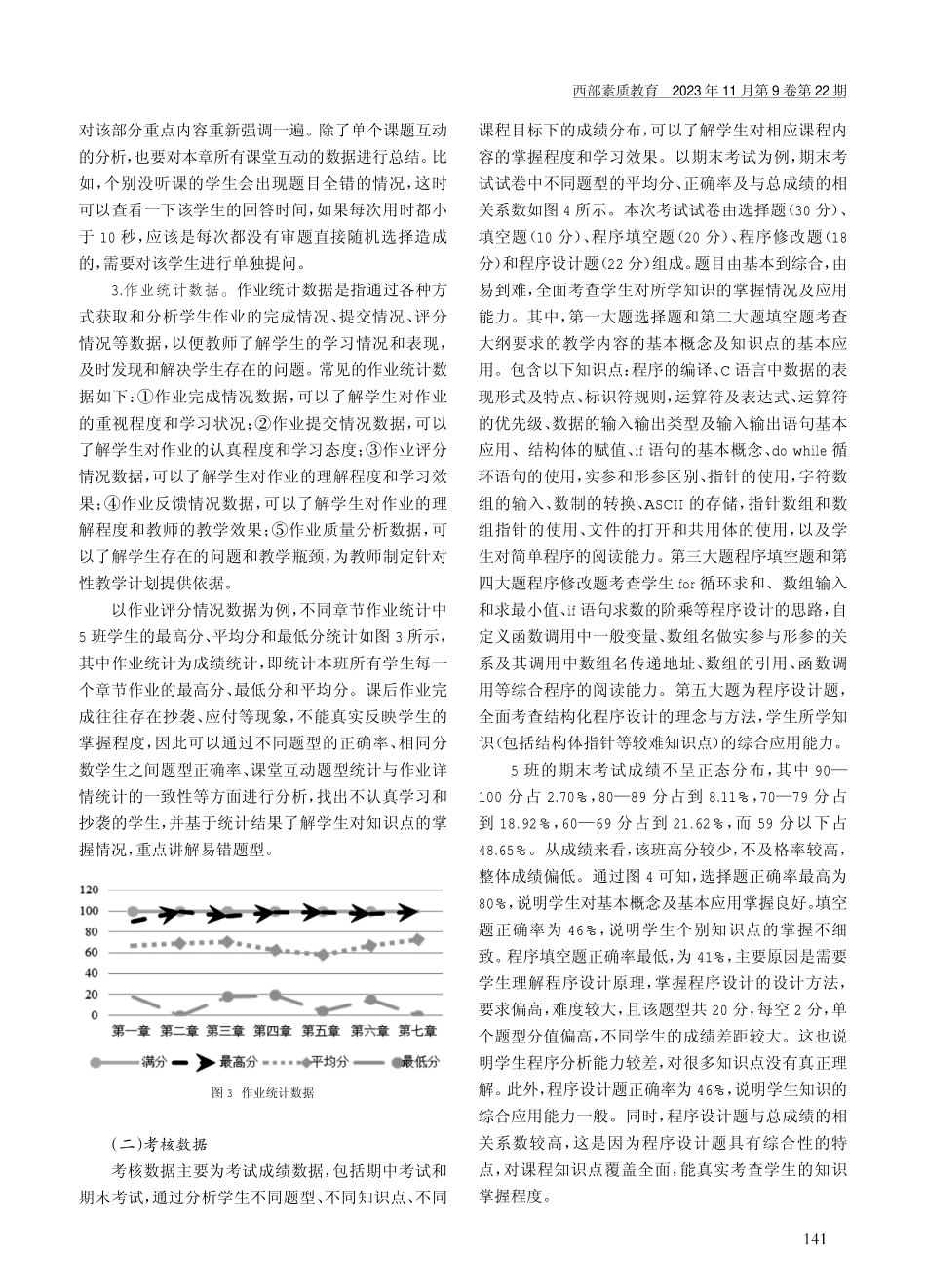 教学数据驱动的C语言程序设计课程混合式教学改革路径.pdf_第3页