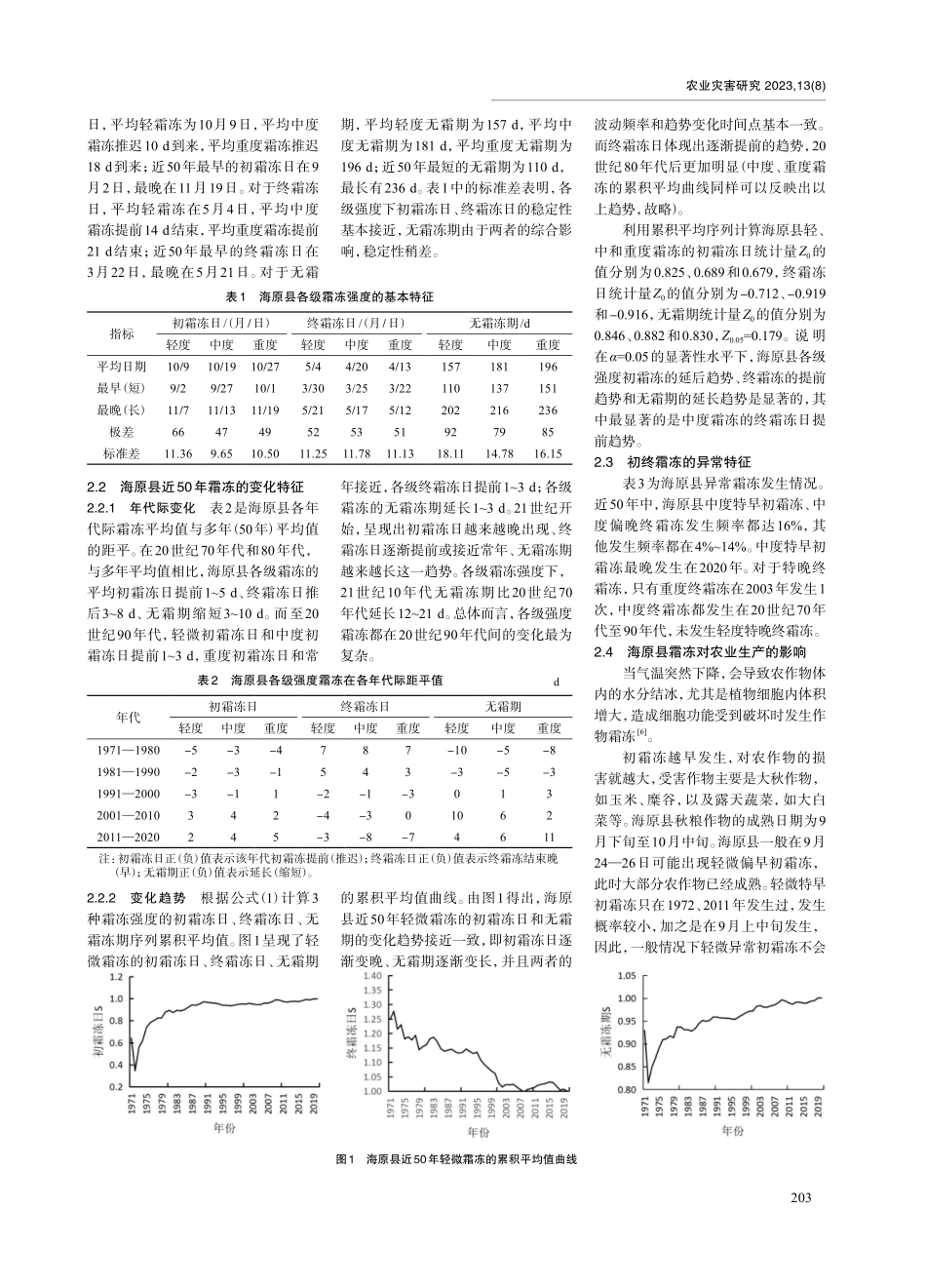 近50年海原县霜冻发生特征及其对农业的影响.pdf_第2页