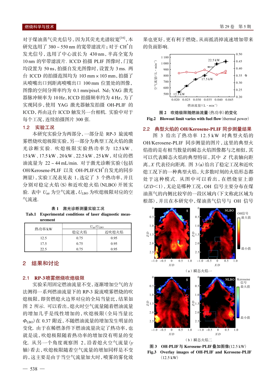近吹熄RP-3旋流喷雾火焰结构实验研究.pdf_第3页