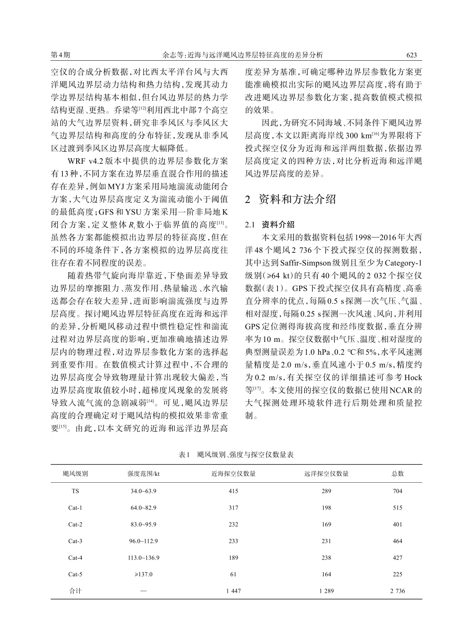 近海与远洋飓风边界层特征高度的差异分析.pdf_第2页