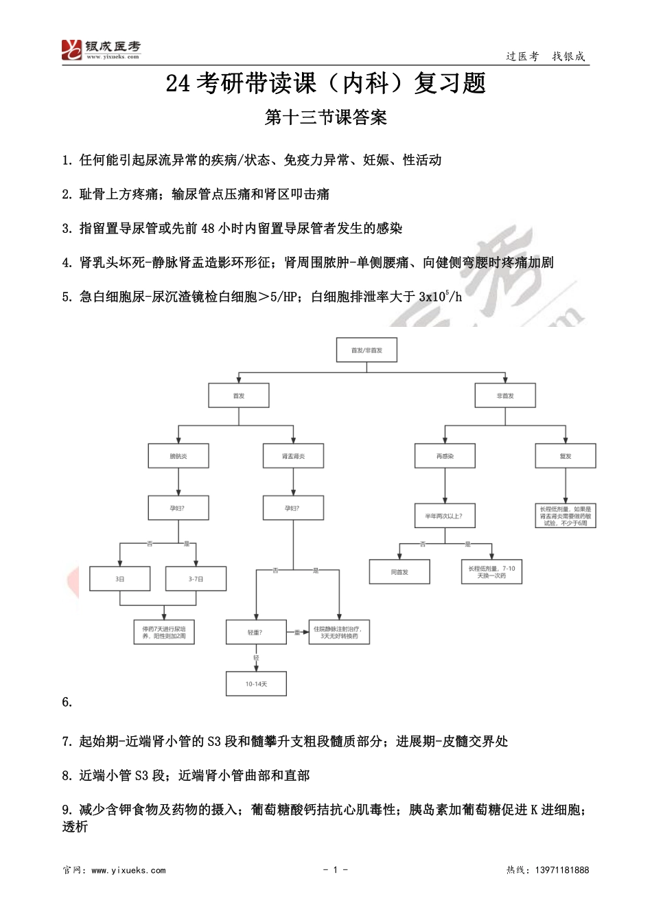 【230117】内科学带读课第13天-复习题答案 .pdf_第1页