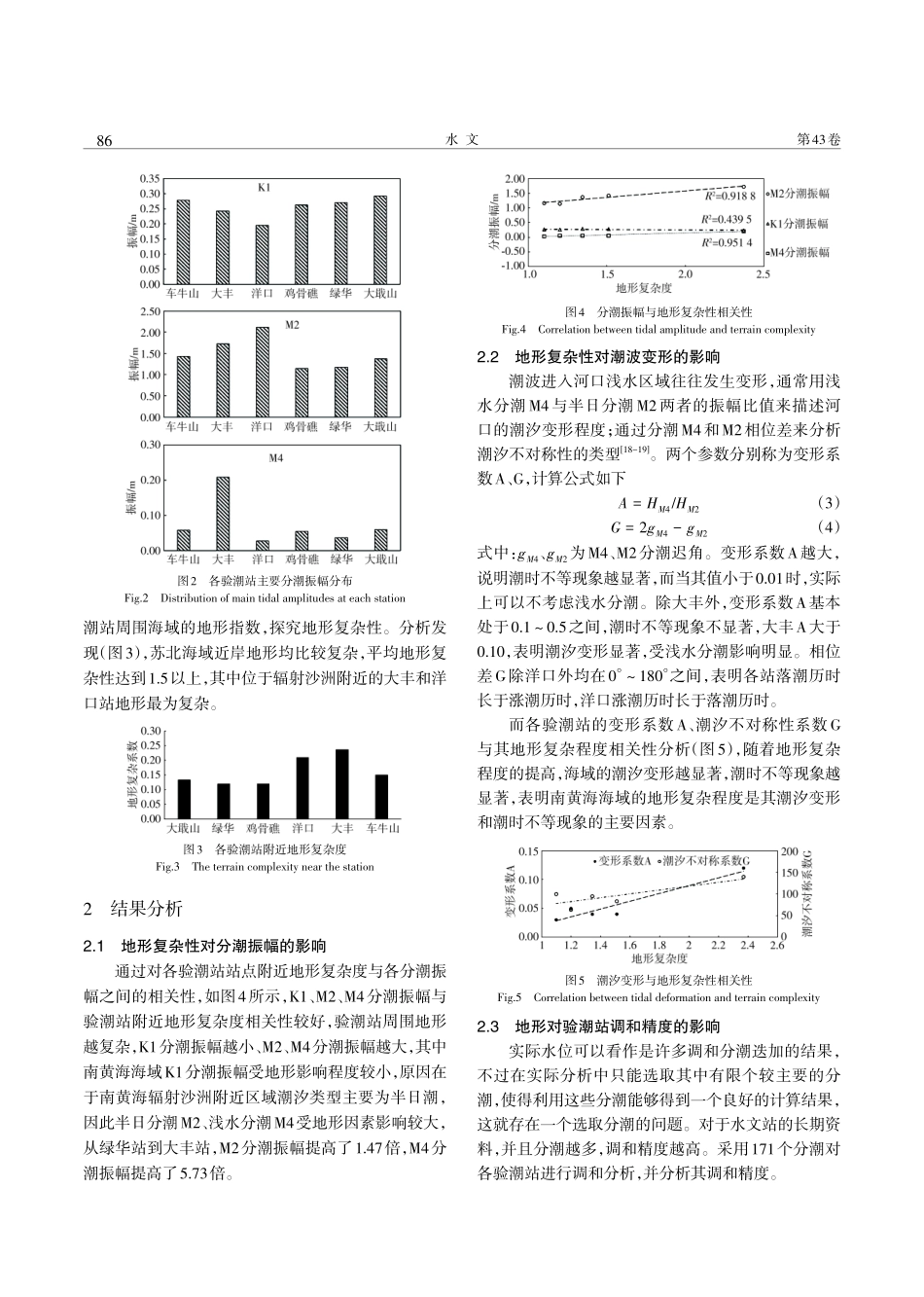近岸海域地形复杂性对潮汐特征的影响研究——以南黄海及东海北侧海域为例.pdf_第3页
