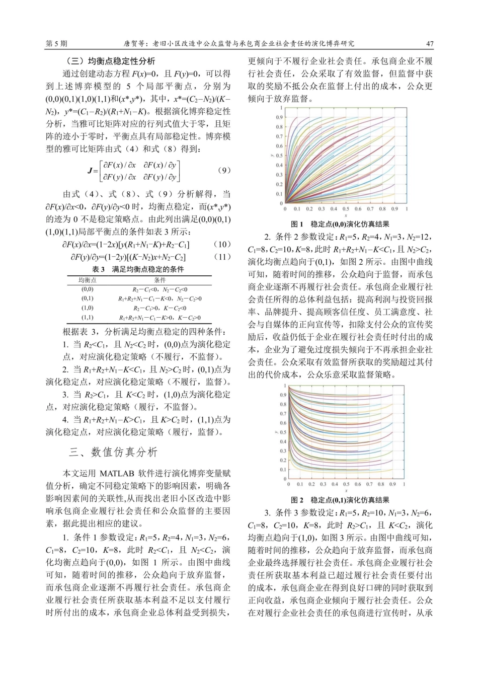 老旧小区改造中公众监督与承包商企业社会责任的演化博弈研究.pdf_第3页