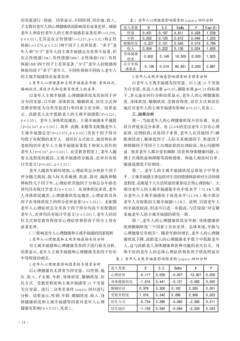 老年人心理健康和主观幸福感状况探析——老有所忧%2C老亦有所乐.pdf_第2页