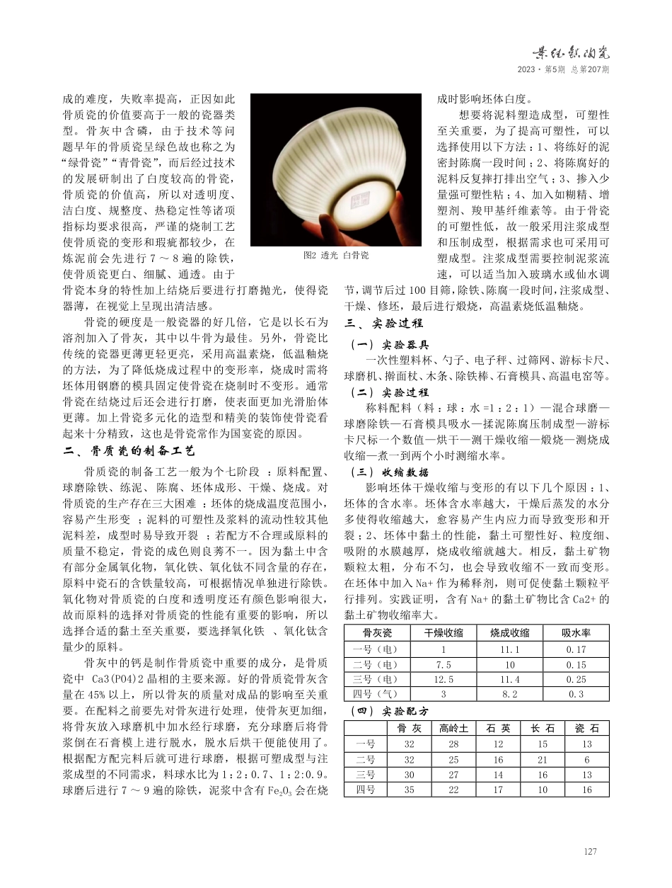 景德镇本地特色骨质瓷的研发与推广.pdf_第2页