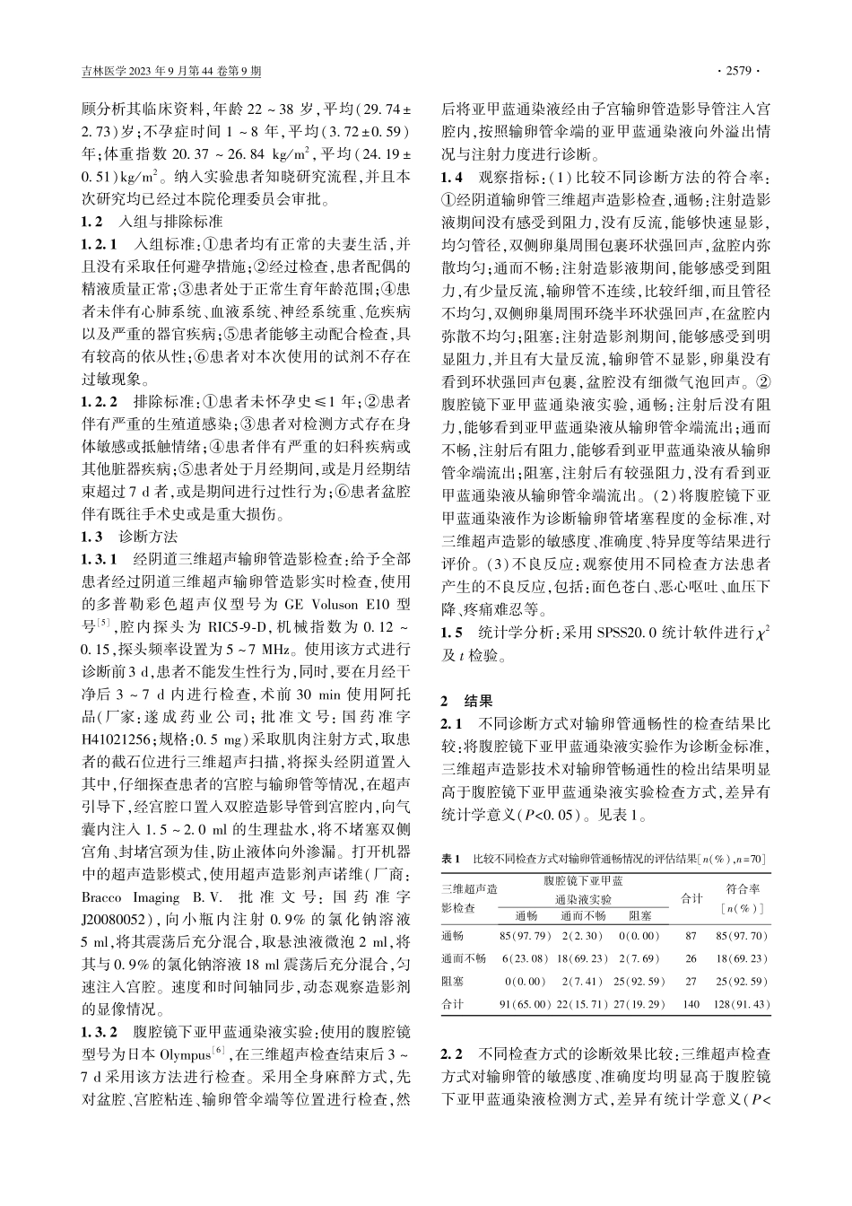 经阴道三维超声输卵管造影检查对不孕症的诊断效果及护理配合.pdf_第2页