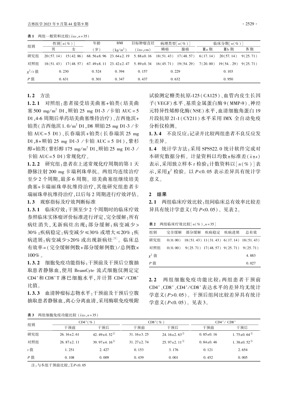 卡瑞利珠单抗联合化疗治疗晚期非小细胞肺癌的效果.pdf_第2页