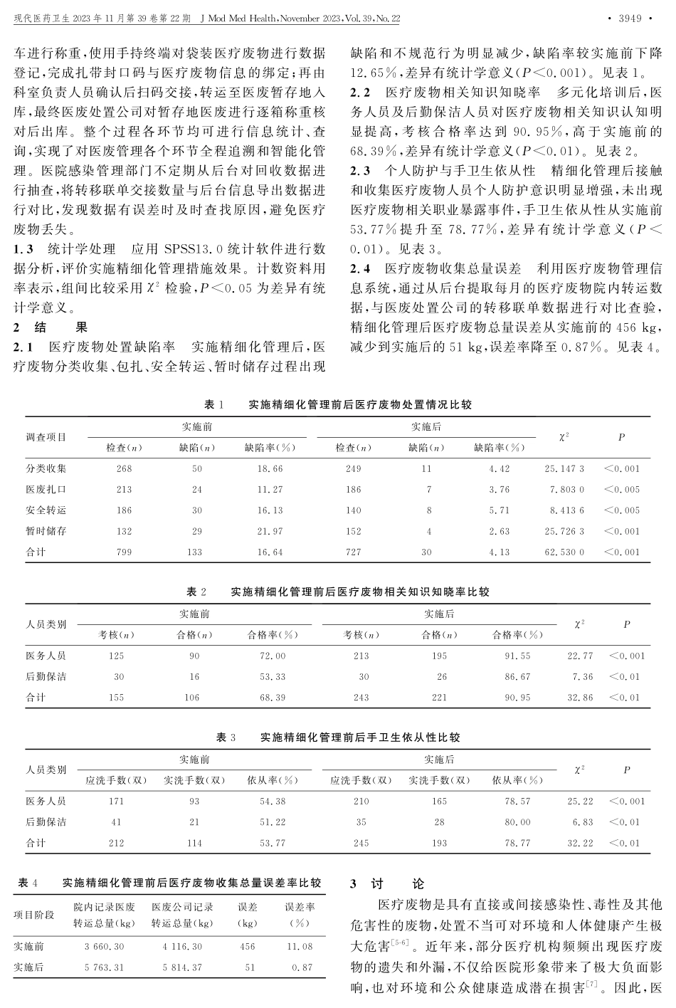 精细化管理在医疗废物管理中的应用.pdf_第3页