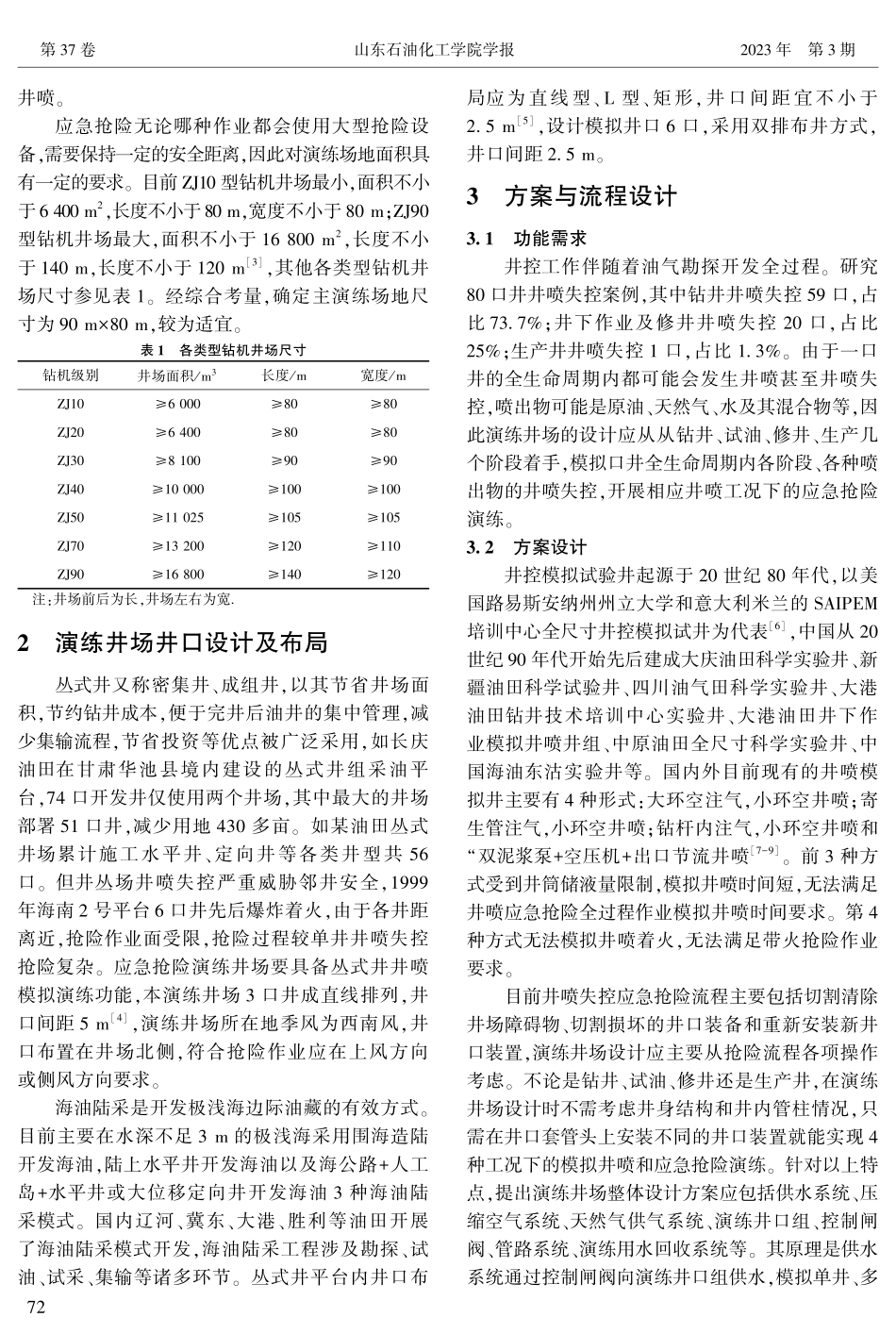 井喷失控应急抢险演练井场设计研究.pdf_第2页