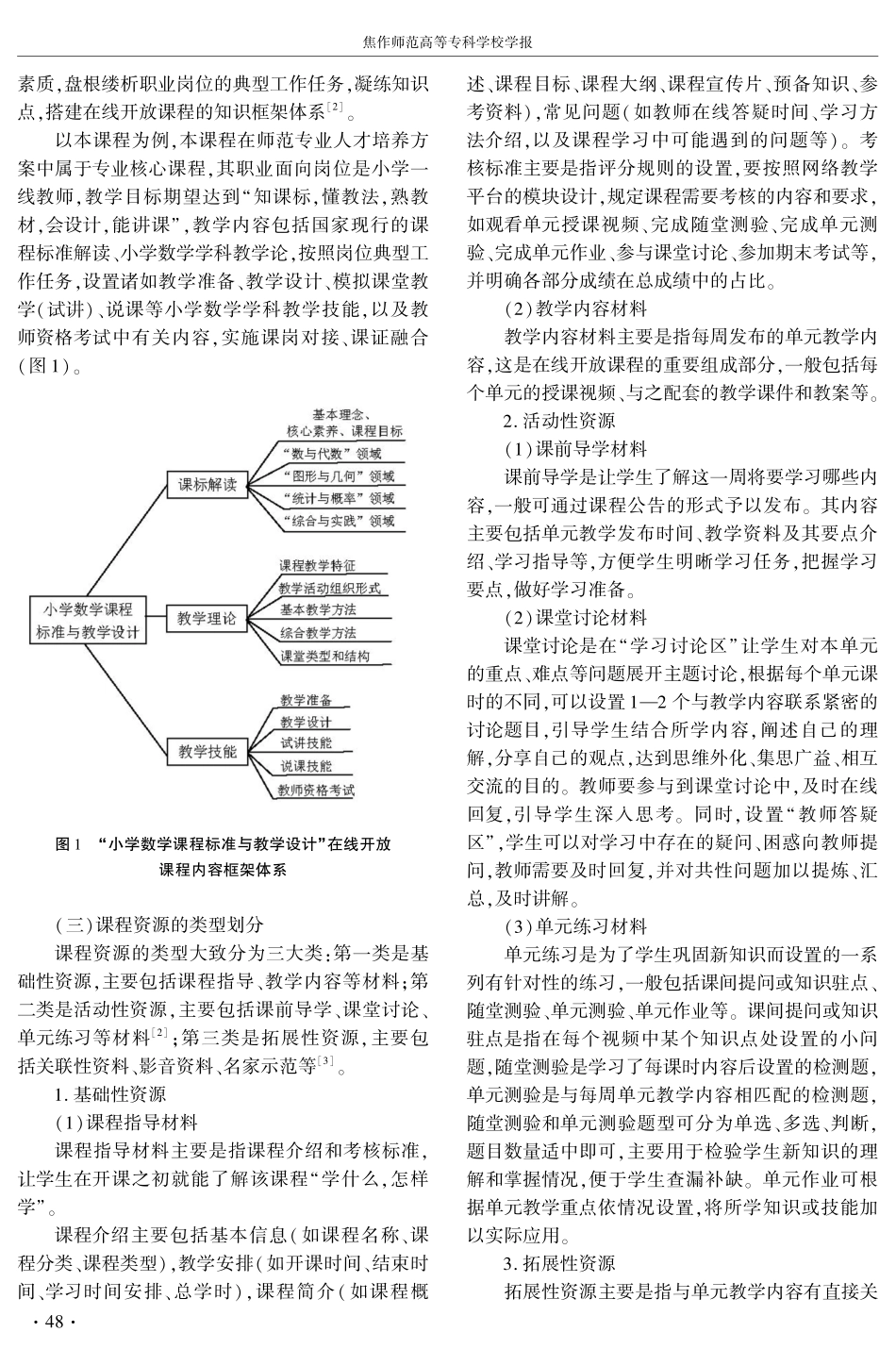 精品在线开放课程建设研究与实践——以“小学数学课程标准与教学设计”课程为例.pdf_第2页