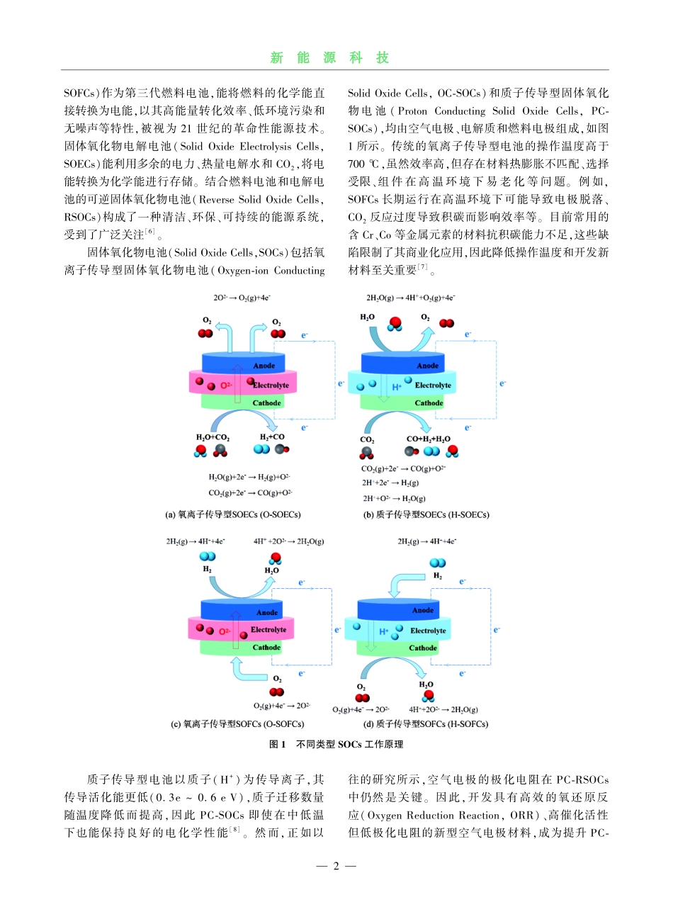 可逆固体氧化物电池电极材料的研究进展.pdf_第2页
