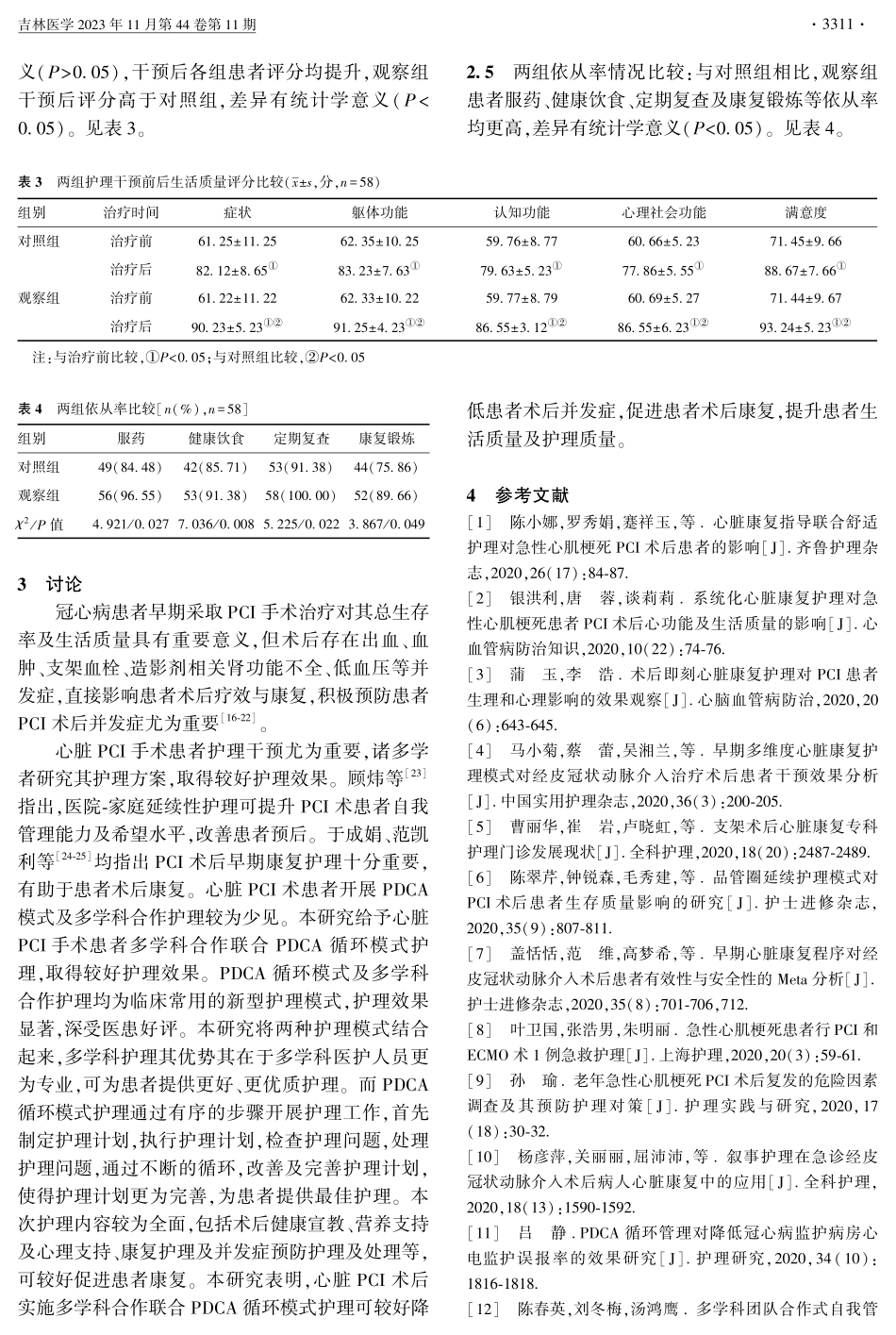 经皮冠状动脉介入治疗冠心病患者术后护理模式.pdf_第3页
