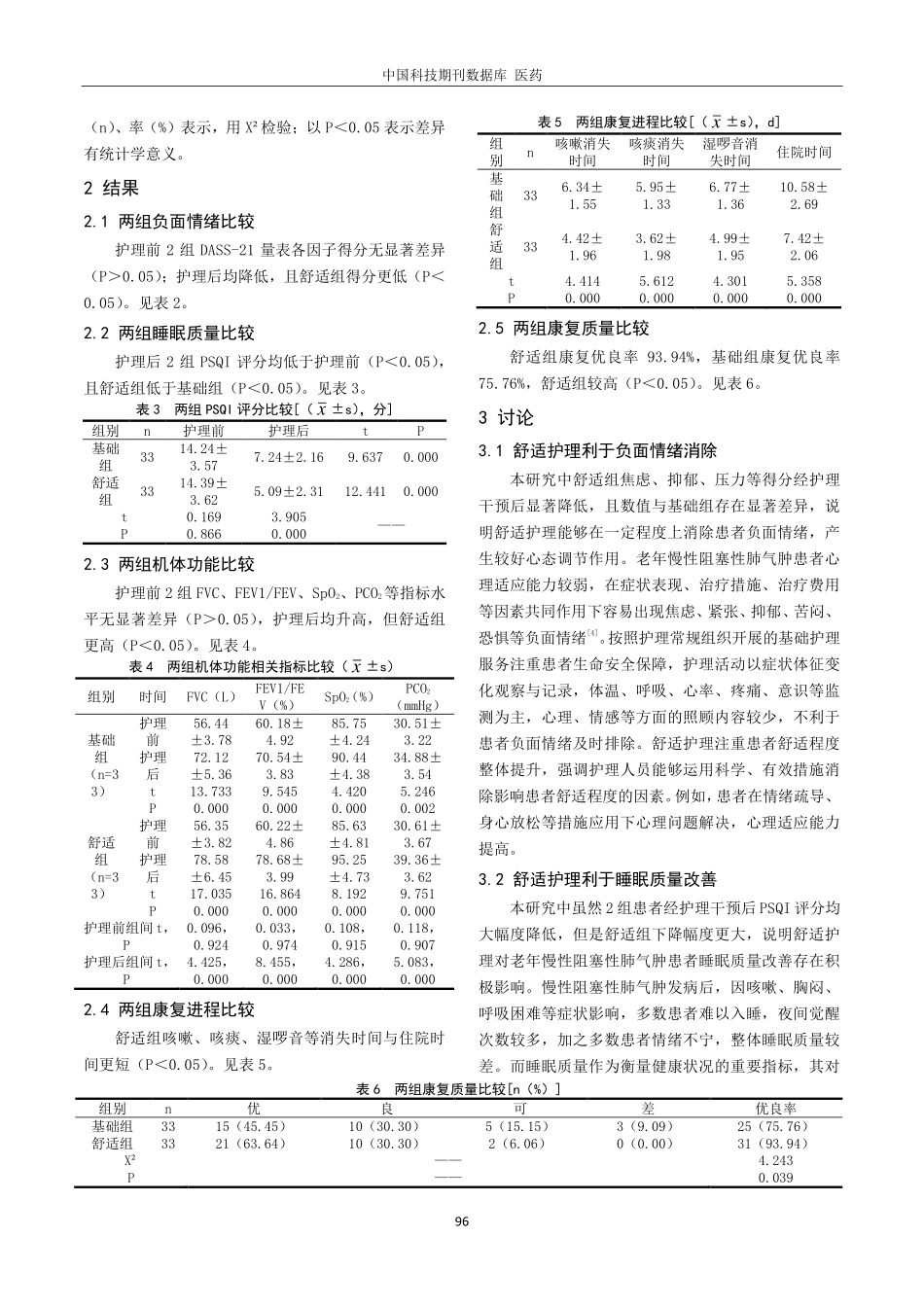老年慢性阻塞性肺气肿护理中舒适护理的应用分析.pdf_第3页