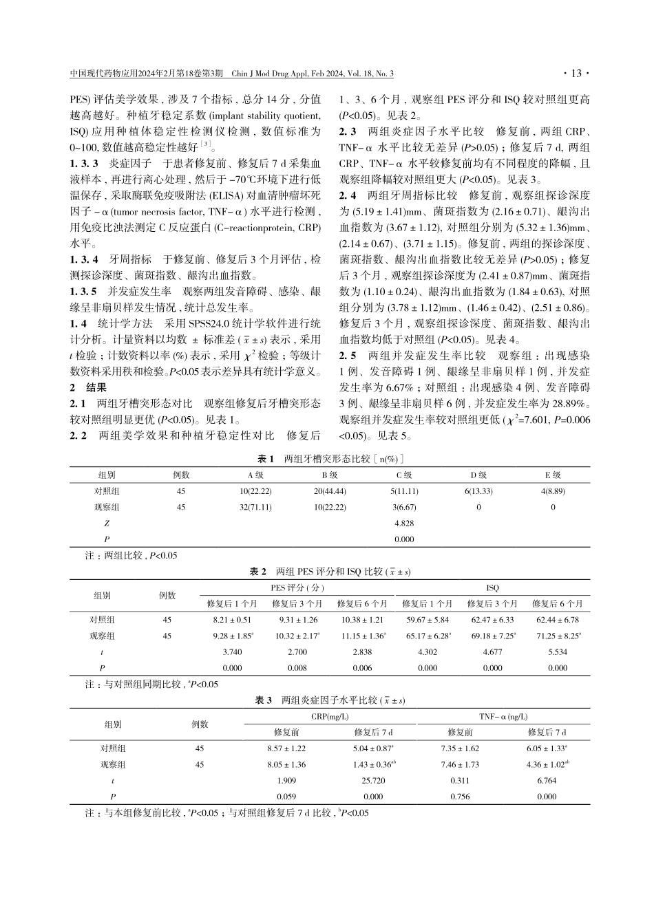 微创拔牙结合牙龈成形术在义齿美观修复中的应用分析.pdf_第3页