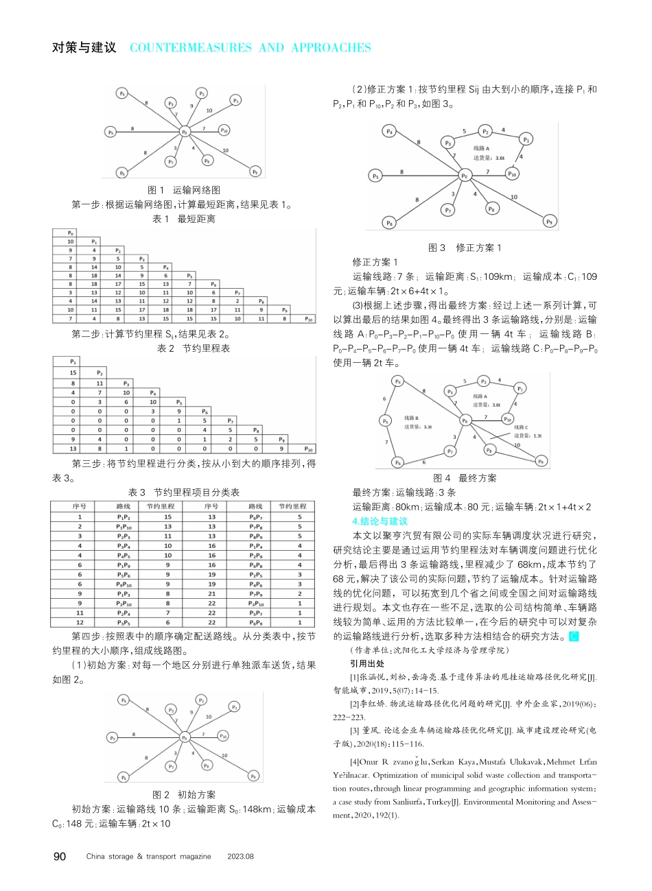 聚亨汽贸有限公司运输路线优化研究.pdf_第2页