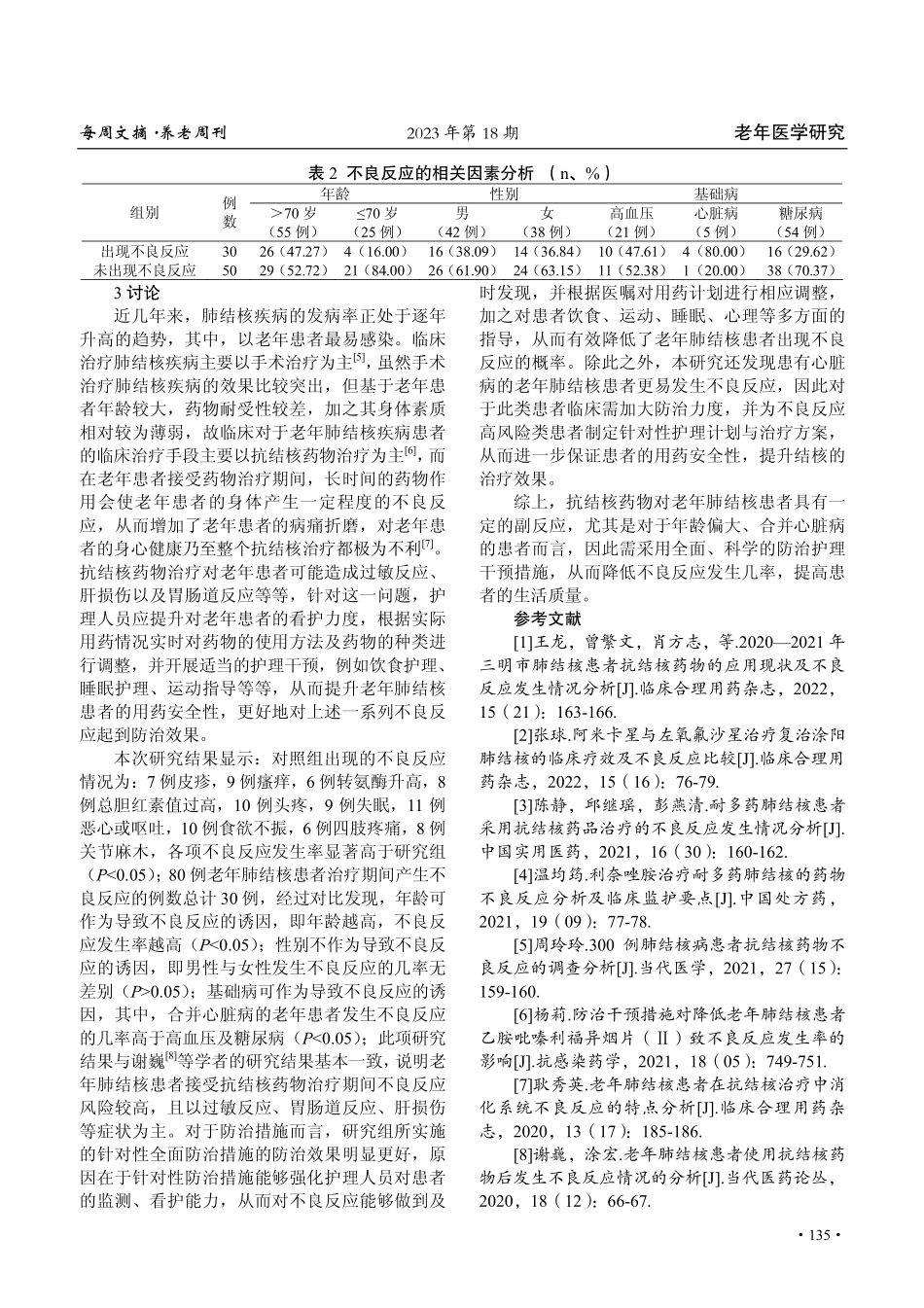 老年肺结核采用抗结核药物治疗不良反应及防治措施研究.pdf_第3页