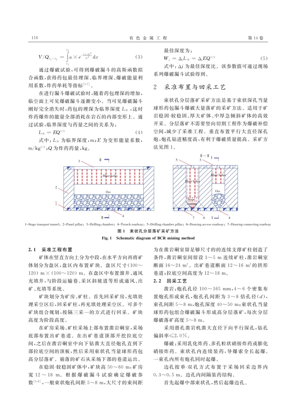 束状孔分层落矿采矿方法研究.pdf_第3页