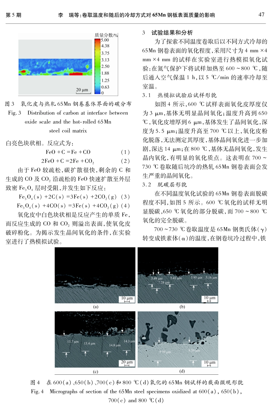卷取温度和随后的冷却方式对65Mn钢板表面质量的影响.pdf_第3页