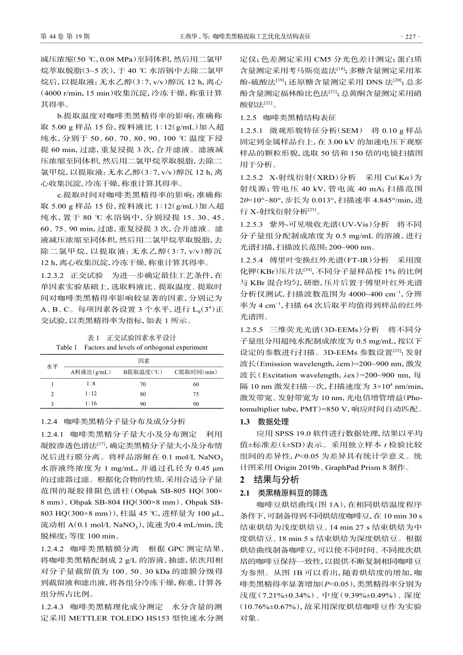 咖啡类黑精提取工艺优化及结构表征.pdf_第3页