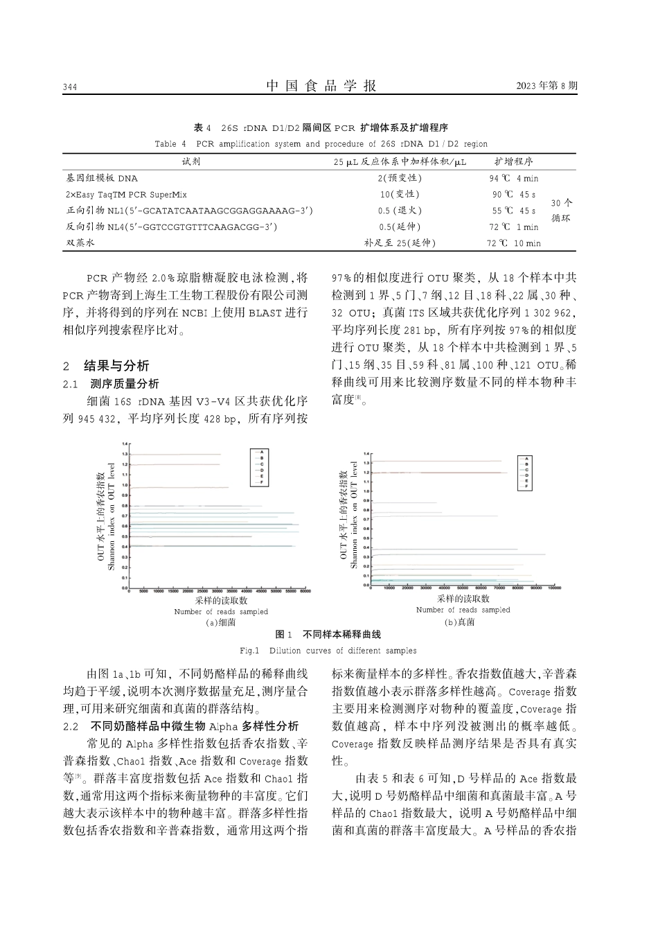 喀什帕米尔高原牦牛乳传统发酵生奶酪中微生物多样性及分子鉴定.pdf_第3页