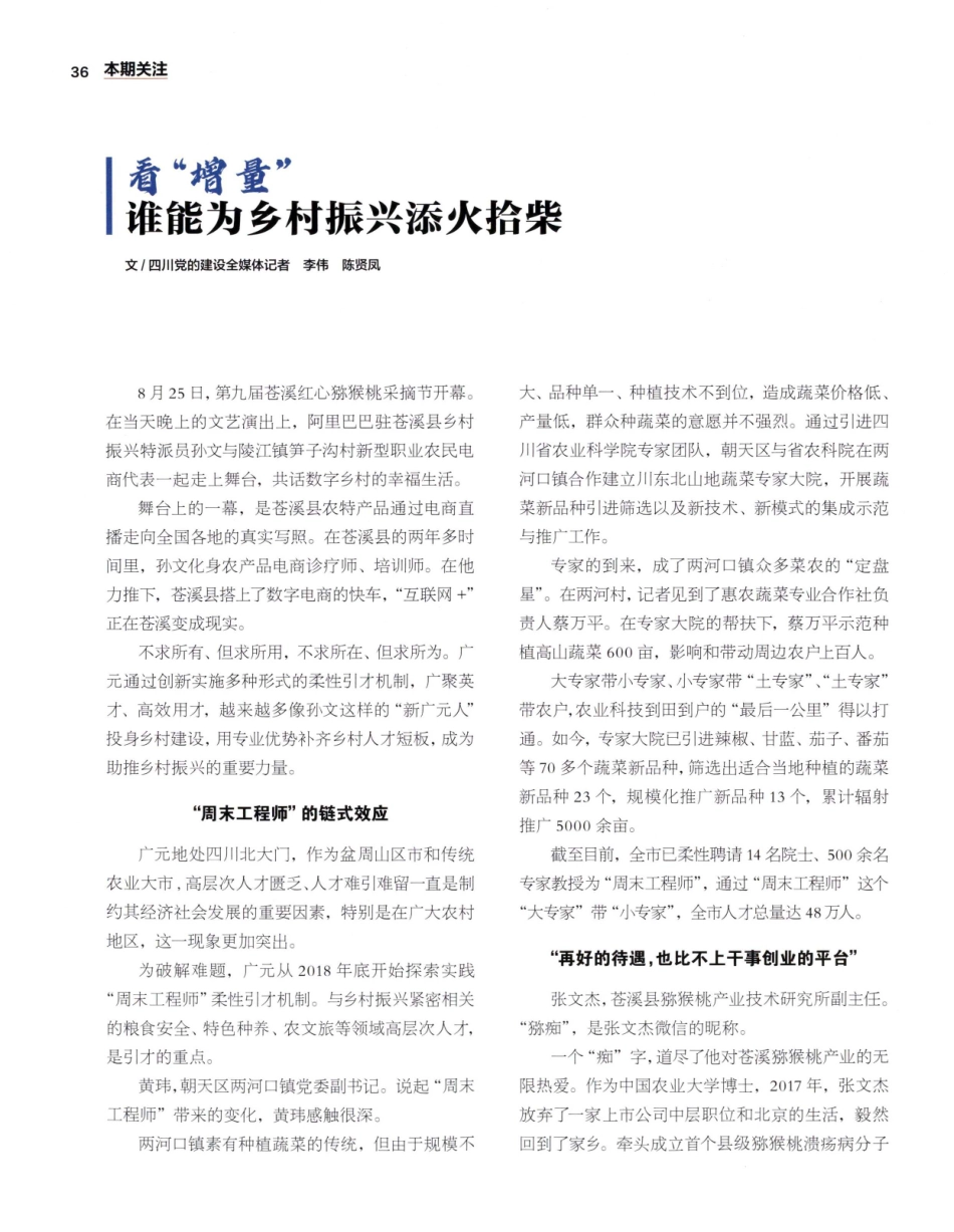 看“增量” 谁能为乡村振兴添火拾柴.pdf_第1页