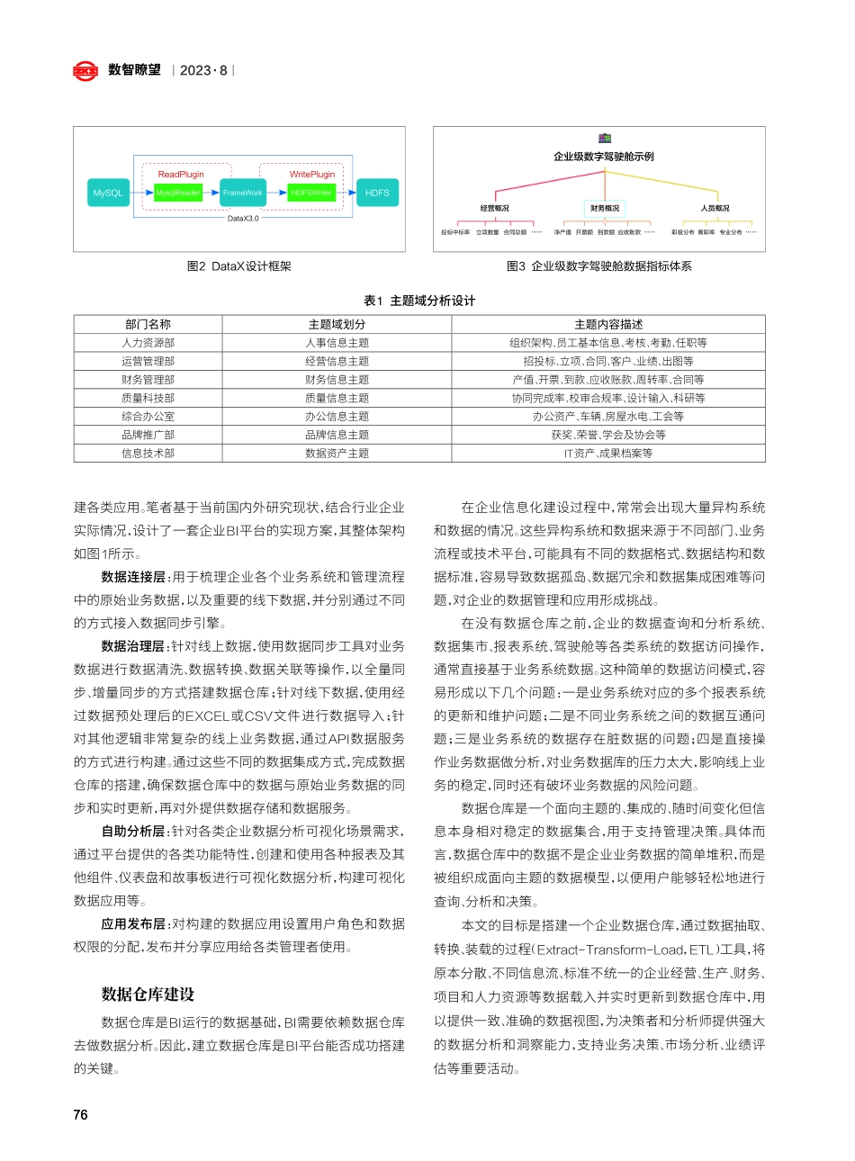 勘察设计企业商务智能%28BI%29平台应用研究.pdf_第2页