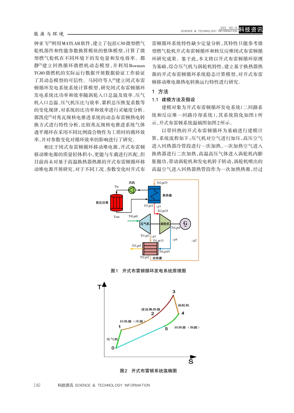 开式布雷顿移动堆电源热电转换运行特性稳态分析.pdf_第2页