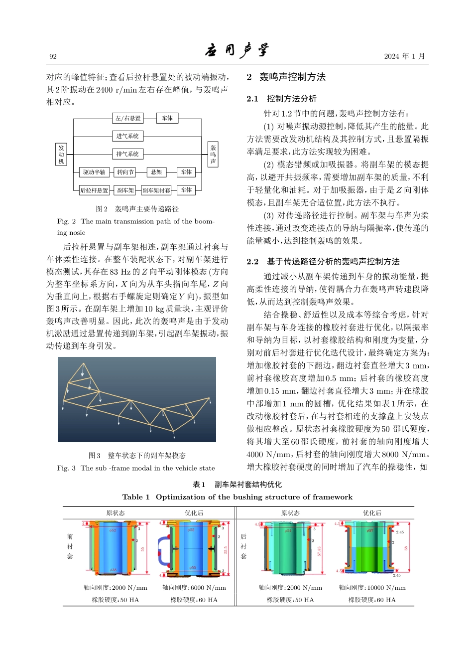 某乘用车加速工况车内轰鸣声诊断分析及控制方法.pdf_第3页