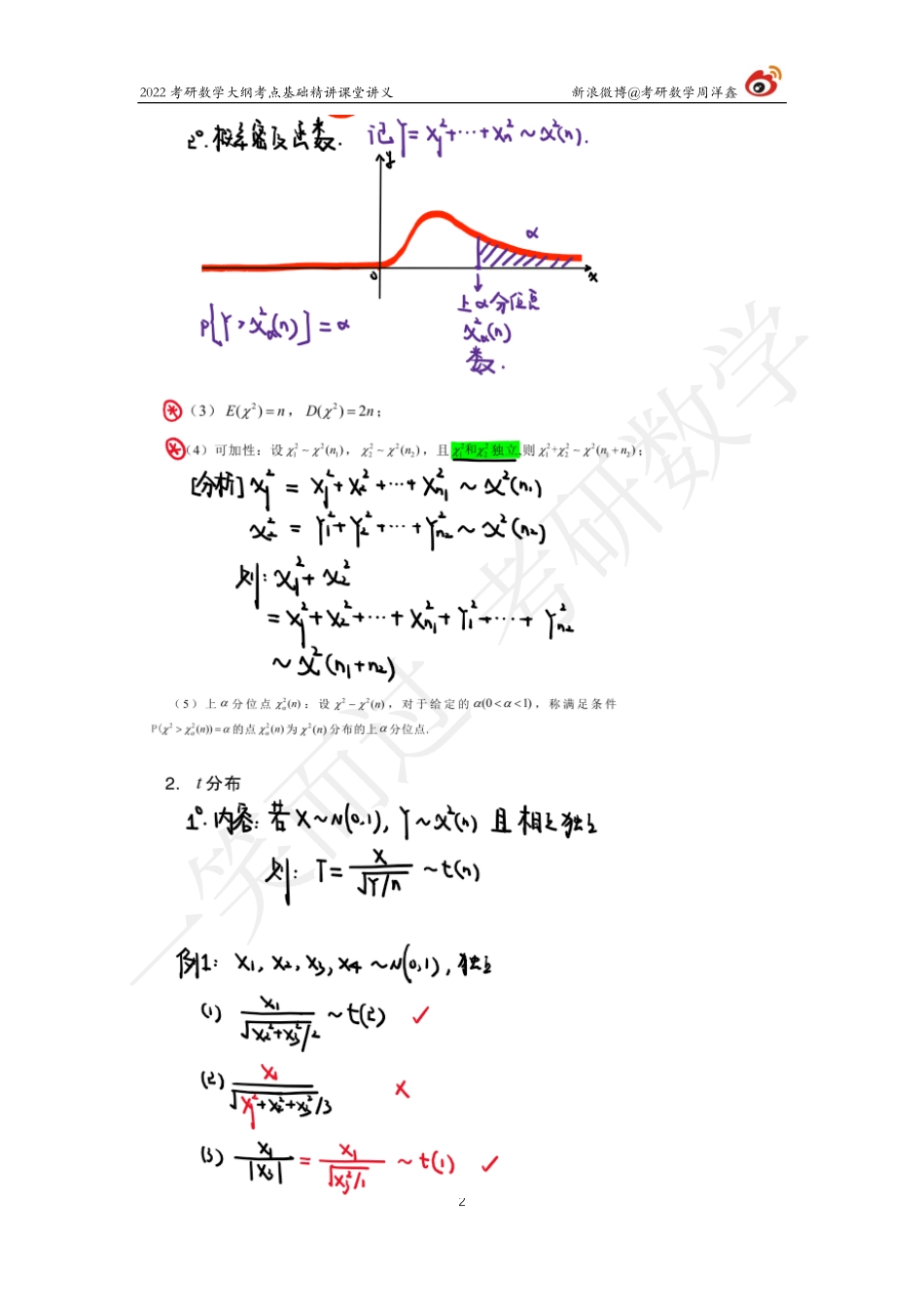 概统基础（12）周洋鑫考研资料.pdf_第2页